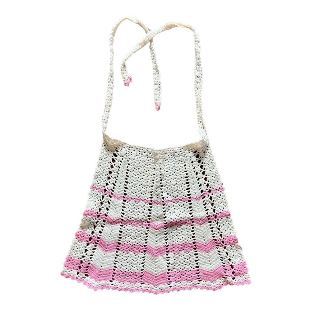 Vintage Hand‎ Crocheted Apron